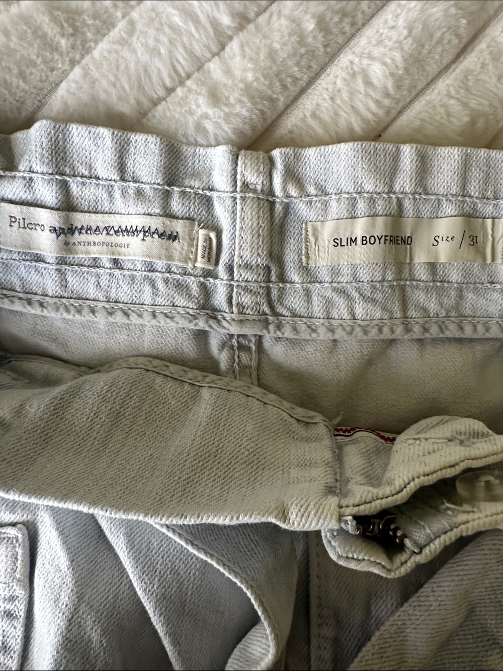 Pilcro light denim shorts